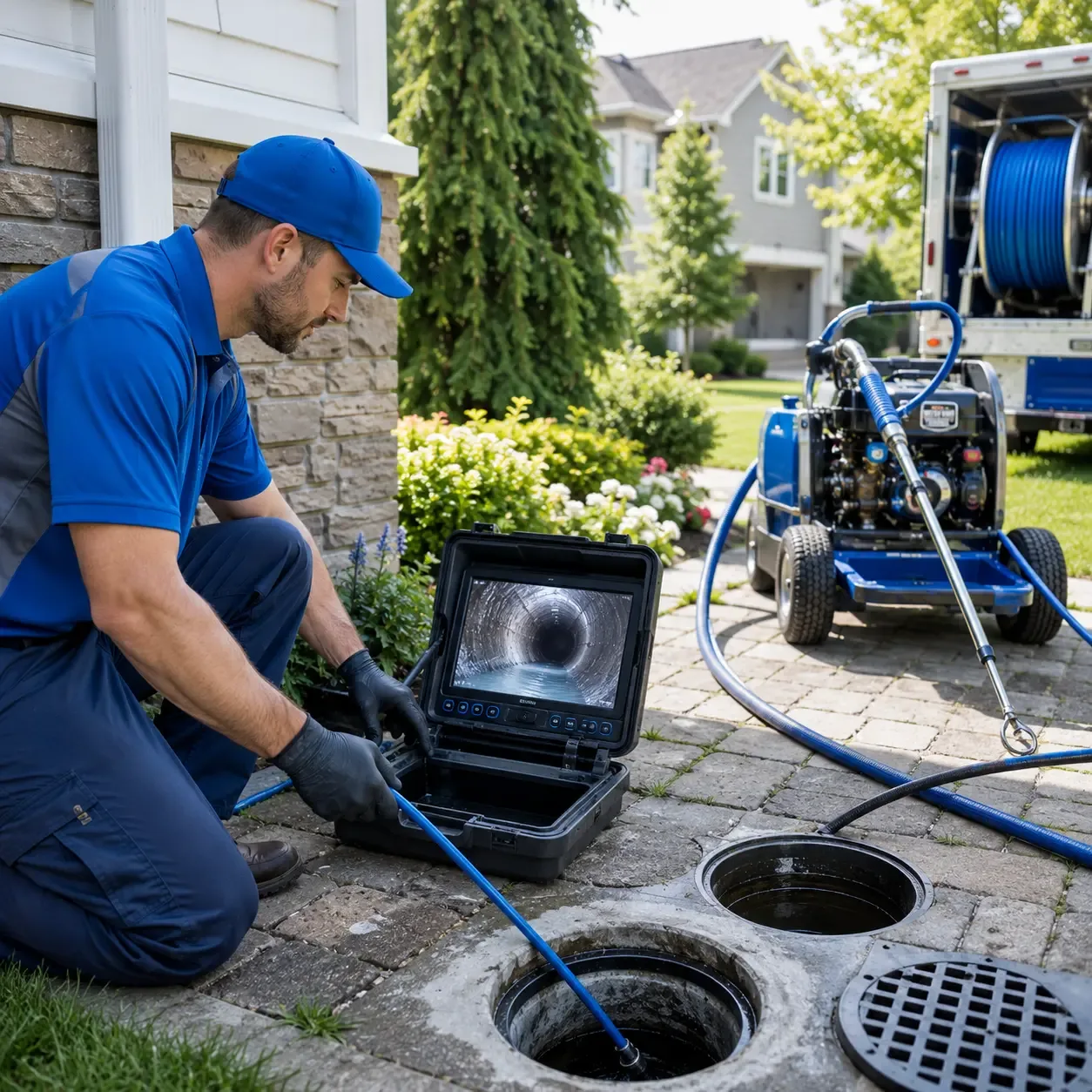 Outdoor drain cleaning professionals serving Fairwater, WI