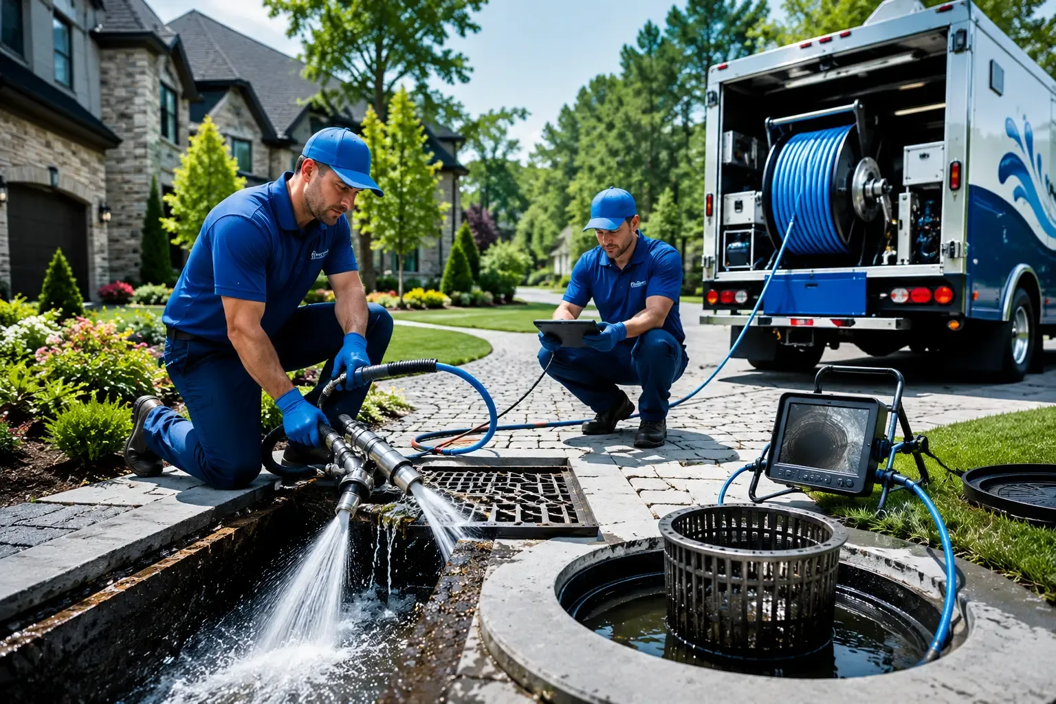 Local outdoor drain cleaning professionals in Fairwater, WI