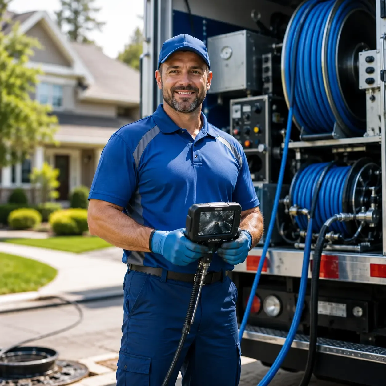 Local outdoor drain cleaning specialists in Fairwater, WI